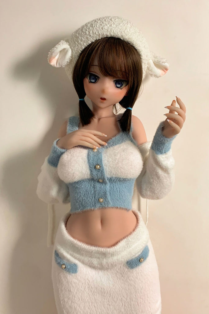 Elsababe - Nia 150cm/4ft 11 Medium Breast Movable Jaw Silicone Sex Doll