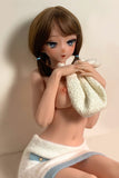 Elsababe - Nia 150cm/4ft 11 Medium Breast Movable Jaw Silicone Sex Doll