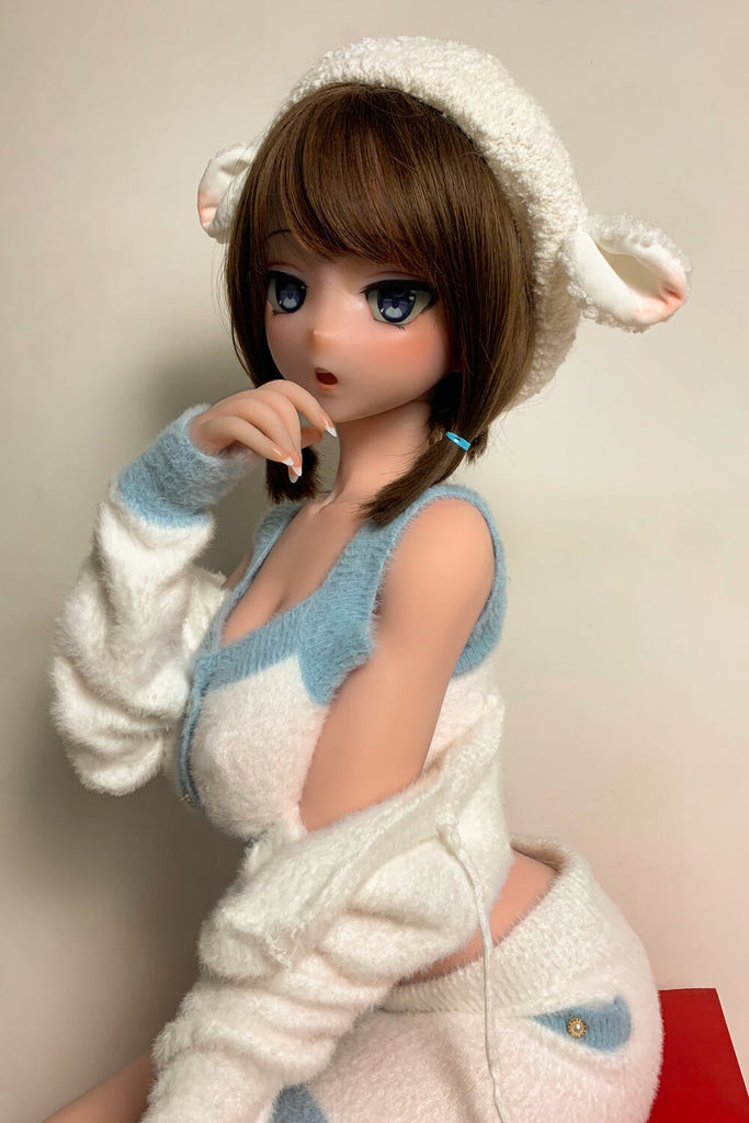 Elsababe - Nia 150cm/4ft 11 Medium Breast Movable Jaw Silicone Sex Doll