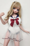 Elsababe - Kim 150cm/4ft 11 Medium Breast Movable Jaw Silicone Sex Doll