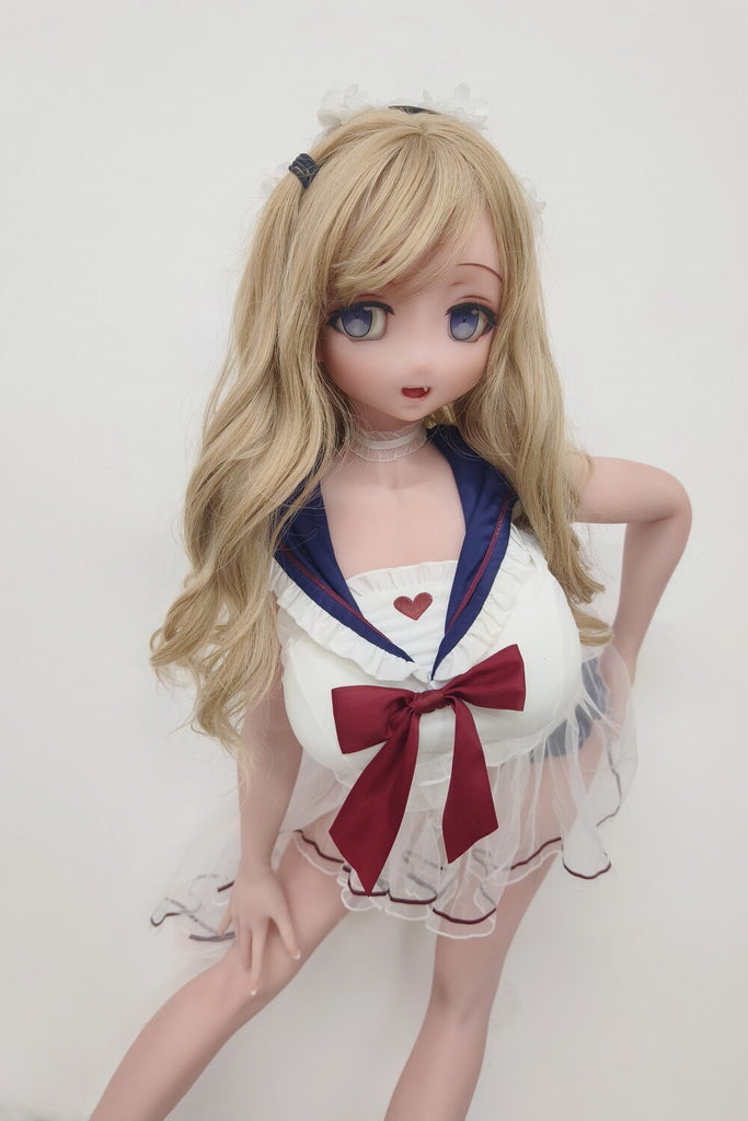 Elsababe - Kim 150cm/4ft 11 Medium Breast Movable Jaw Silicone Sex Doll