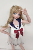 Elsababe - Kim 150cm/4ft 11 Medium Breast Movable Jaw Silicone Sex Doll