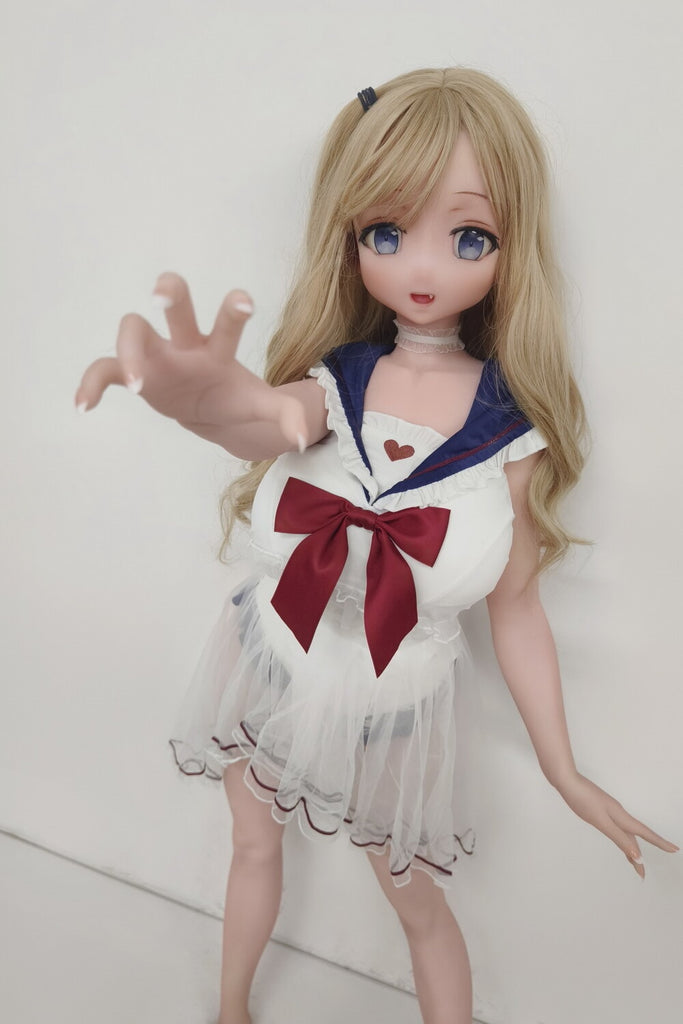 Elsababe - Kim 150cm/4ft 11 Medium Breast Movable Jaw Silicone Sex Doll