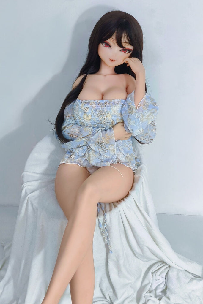 Elsababe - Majorie 150cm/4ft 11 Medium Breast Movable Jaw Silicone Sex Doll