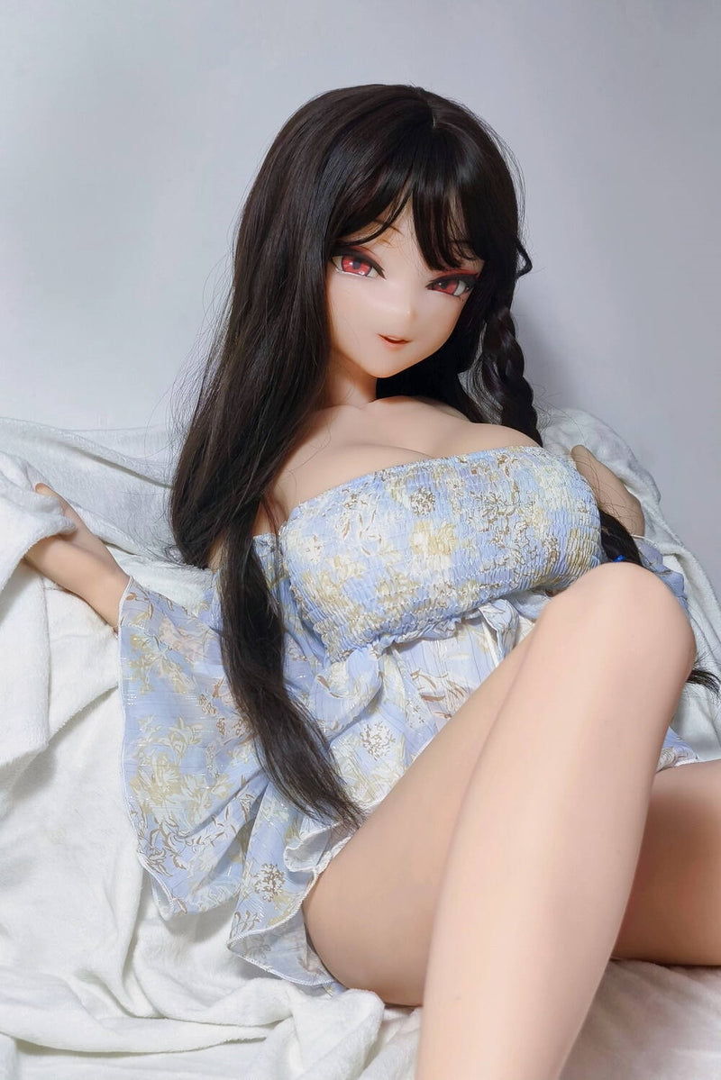 Elsababe - Majorie 150cm/4ft 11 Medium Breast Movable Jaw Silicone Sex Doll