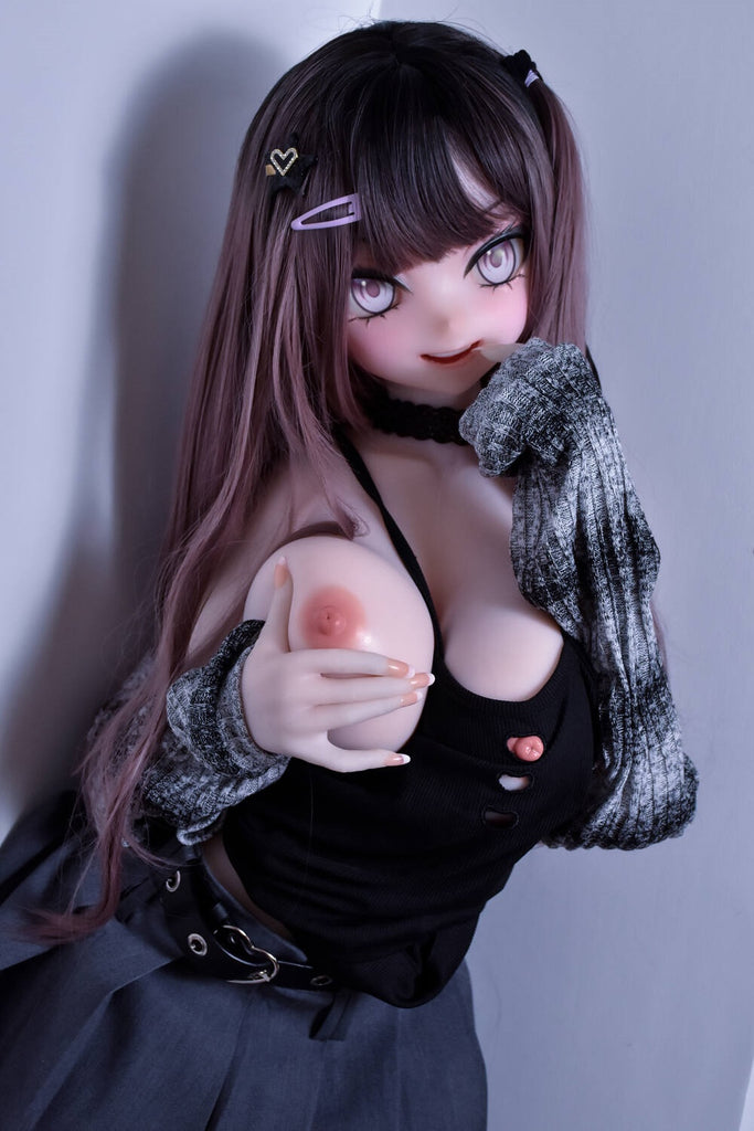 Elsababe - s 150cm/4ft 11 Medium Breast Movable Jaw Silicone Sex Doll