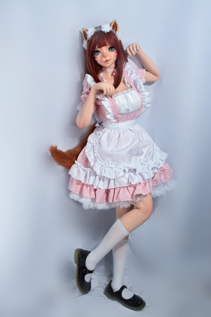 Elsababe - Joetta 150cm/4ft 11 Medium Breast Standing Feet Silicone Sex Doll