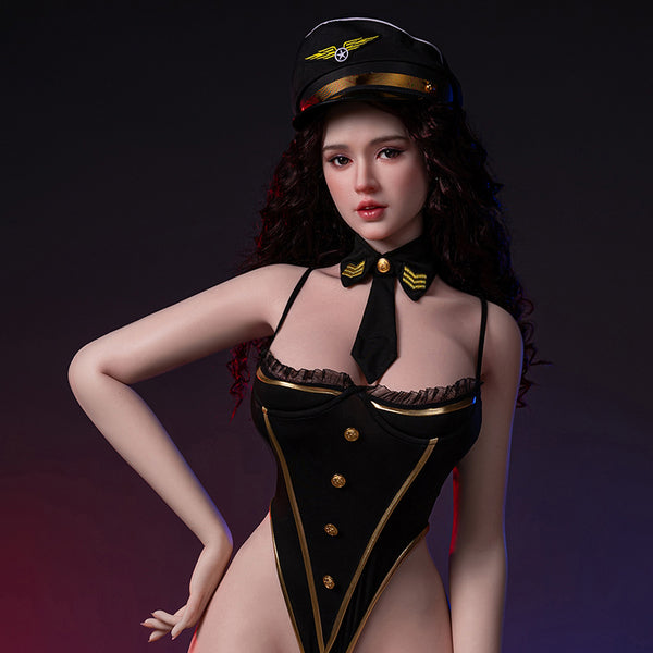 Jessica-171cm/5ft 7 Huge Breast Silicone Head Sex Doll