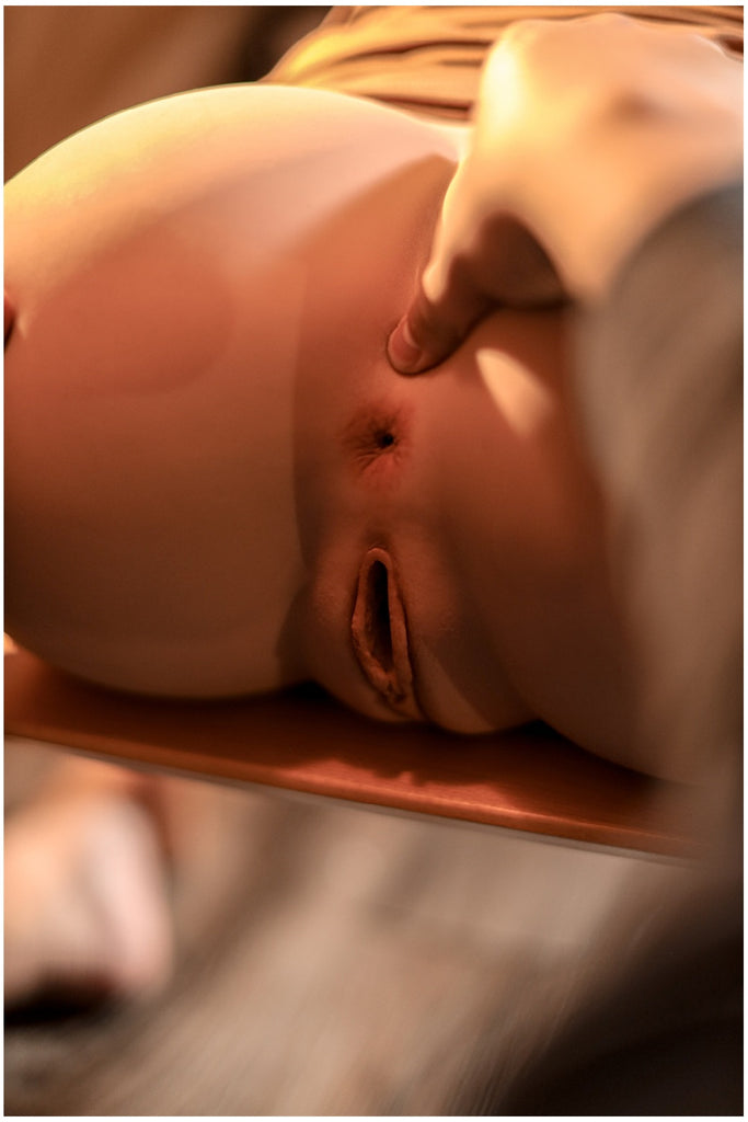 Climax Doll - Olivia 150cm/4ft 11 Large Breast Torso Movable Jaw TPE Sex Doll (In Stock US)