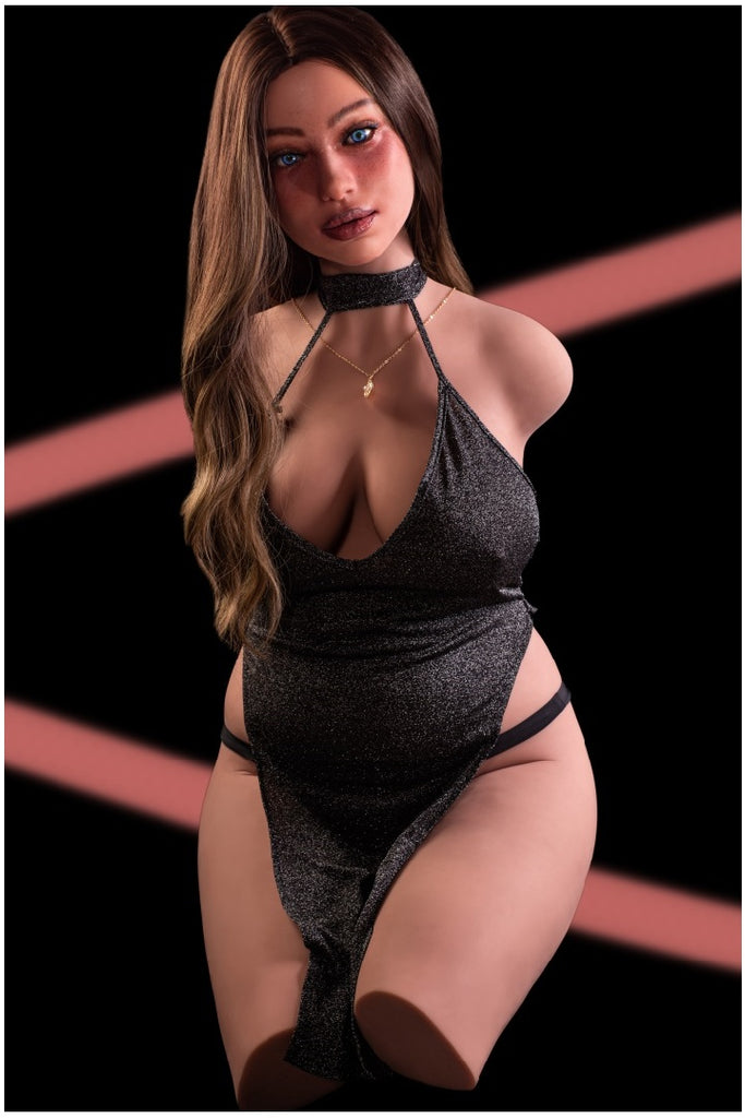 Climax Doll - Lynea 150cm/4ft 11 Medium Breast Torso Movable Jaw Silicone Head Sex Doll