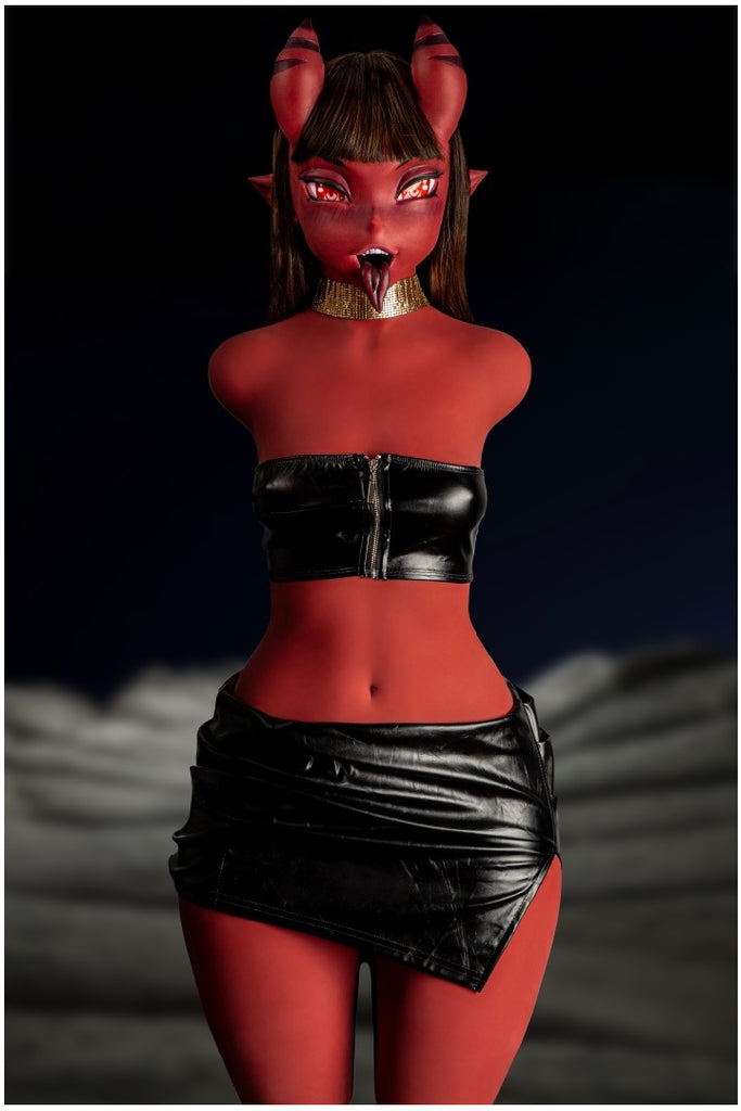 Climax Doll - Pam 150cm/4ft 11 Small Breast Torso Silicone Head Sex Doll