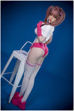 Orange In - Many 158cm/5ft 2 Medium Breast Movable Jaw Silicone Sex Doll