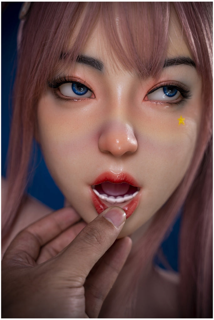 Orange In - Many 158cm/5ft 2 Medium Breast Movable Jaw Silicone Sex Doll