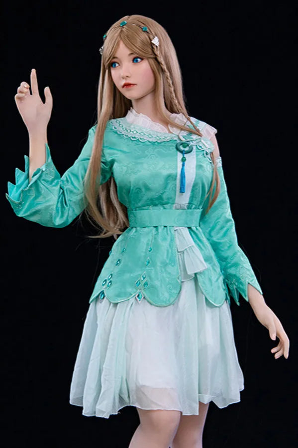 Dimu Dolls - Eulalie 158cm/5ft2 Big Breast Silicone Head Sex Doll