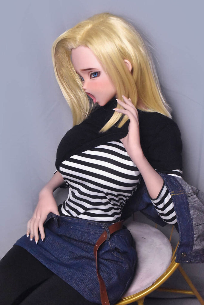 Elsababe - Kamilah 150cm/4ft 11 Medium Breast Movable Jaw Silicone Sex Doll