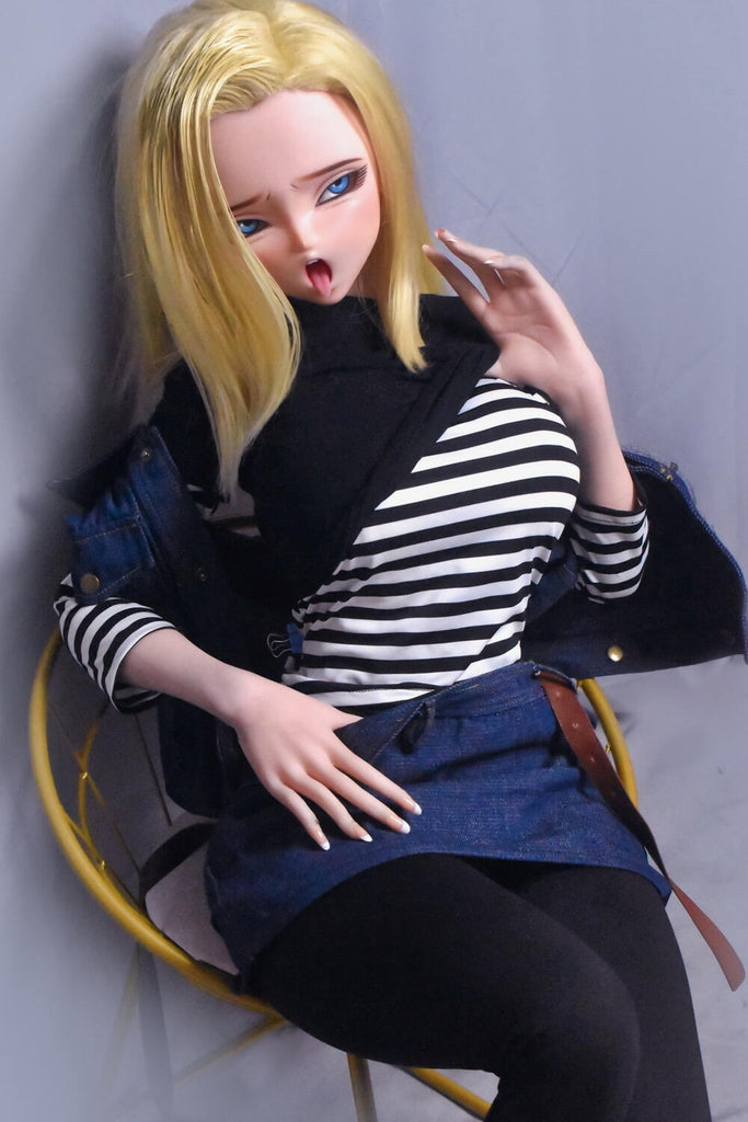Elsababe - Kamilah 150cm/4ft 11 Medium Breast Movable Jaw Silicone Sex Doll