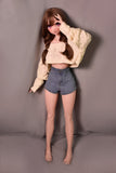 Elsababe - Kandra 150cm/4ft 11 Medium Breast Movable Jaw Silicone Sex Doll