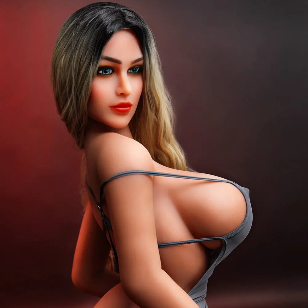 SY Doll - Adrienne 158cm /5ft2 Big Breasts Life-Like Sex Doll With Long Blonde Hair (Customized)