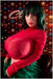 Climax Doll - Courtney 150cm/4ft 11 Huge Breast Torso Movable Jaw Silicone Head Sex Doll (In Stock US)