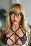 SY Doll - Aubrey 152cm /5ft Teacher Style TPE Sex Doll With Blonde Curly Hair(Customized)