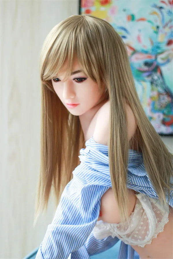 SY Doll - Jasmin 158cm /5ft2 Japanese Style Sex Doll With Blonde Hair(Customized)