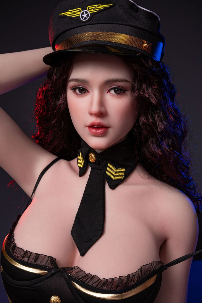 Jessica-171cm/5ft 7 Huge Breast Silicone Head Sex Doll