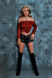 SY Doll - Kylee 158cm /5ft2 Small Breast TPE Sex Doll With Golden Curly Hair (Customized)