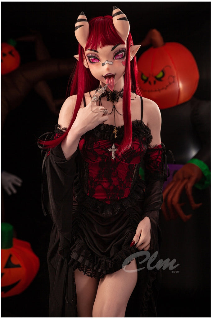 Climax Doll - Laurence 157cm/5ft 2 Small Breast Movable Jaw Silicone Sex Doll