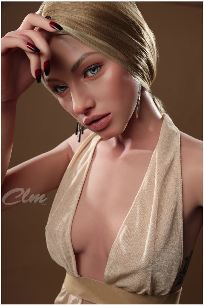 Climax Doll - Damaris 157cm/5ft 2 Small Breast Movable Jaw Silicone Sex Doll
