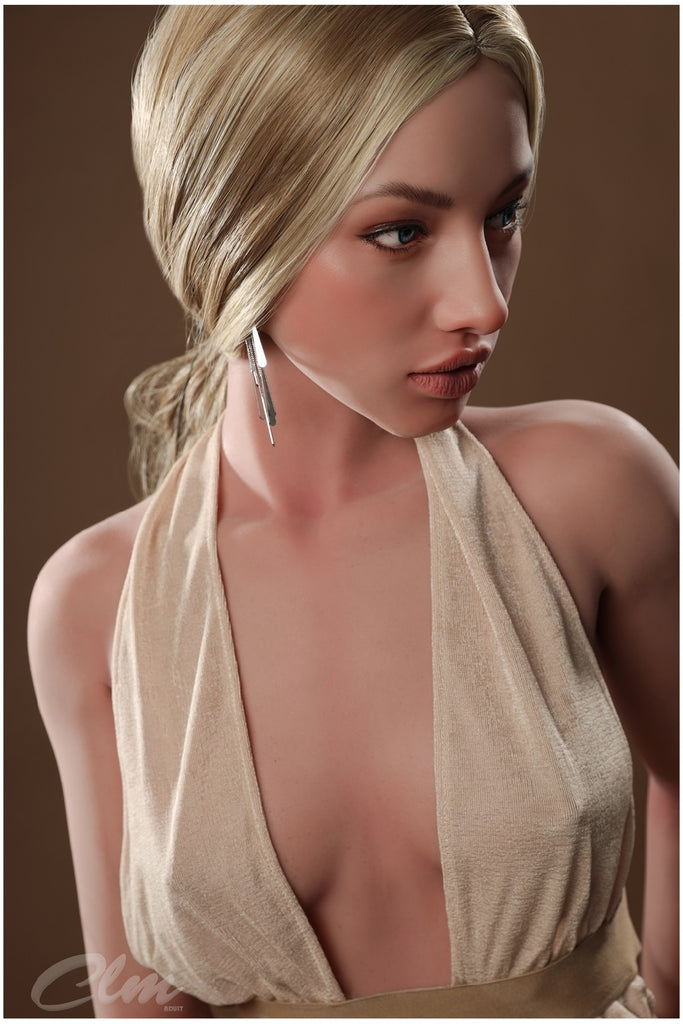 Climax Doll - Damaris 157cm/5ft 2 Small Breast Movable Jaw Silicone Sex Doll