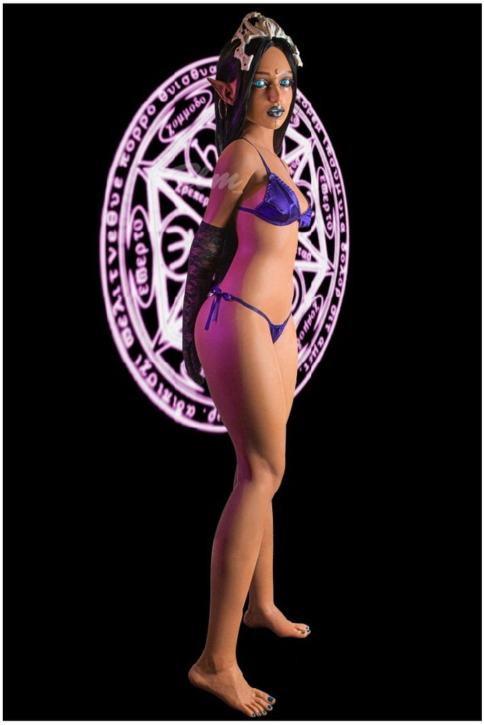 Climax Doll - Leonie 160cm/5ft 3 Small Breast Movable Jaw Silicone Sex Doll