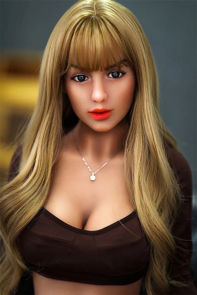 SY Doll - Ivonne 158cm /5ft2 Small Breast TPE Sex Doll With Golden Curly Hair(Customized)