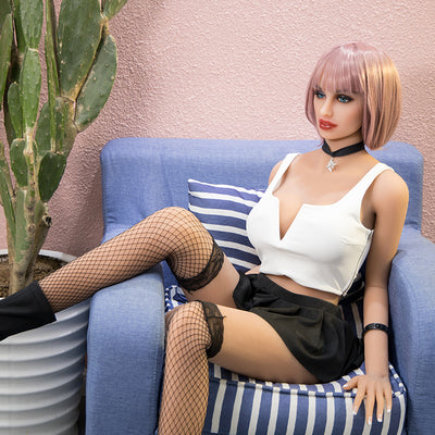 Emmeline-158cm/5ft 2 Large Breast Silicone Head Sex Doll