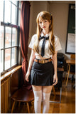 Orange In - Coralee 158cm/5ft 2 Medium Breast Movable Jaw Silicone Head Sex Doll (In Stock US)