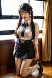 Orange In - Coralee 158cm/5ft 2 Medium Breast Movable Jaw Silicone Head Sex Doll (In Stock US)