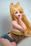 Elsababe - Mandie 150cm/4ft 11 Medium Breast Movable Jaw Silicone Sex Doll