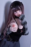 Elsababe - s 150cm/4ft 11 Medium Breast Movable Jaw Silicone Sex Doll