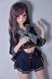 Elsababe - Jestine 150cm/4ft 11 Medium Breast Movable Jaw Silicone Sex Doll