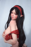 Elsababe - Kelsi 150cm/4ft 11 Medium Breast Movable Jaw Silicone Sex Doll