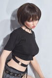 Elsababe - Pa 150cm/4ft 11 Medium Breast Movable Jaw Silicone Sex Doll