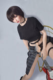 Elsababe - Pa 150cm/4ft 11 Medium Breast Movable Jaw Silicone Sex Doll