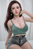 JY - Marcelle 158cm/5ft 2 H-cup Silicone Head Sex Doll