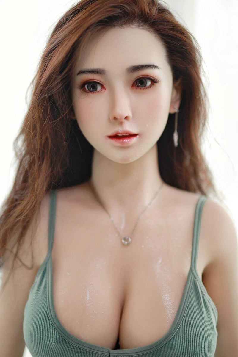 JY - Marcelle 158cm/5ft 2 H-cup Silicone Head Sex Doll