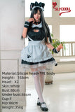 Siliko Doll - Essie 158cm/5ft 2 F-Cup Silicone Head Sex Doll