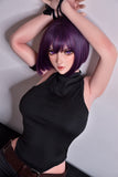 Elsababe - Oda 165cm/5ft 5 Medium Breast Movable Jaw Silicone Sex Doll