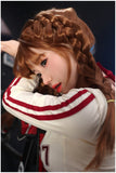 Orange In - Minerva 168cm/5ft 6 Medium Breast Movable Jaw Silicone Sex Doll