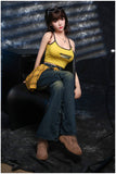 Orange In - Nelda 168cm/5ft 6 Medium Breast Movable Jaw Silicone Sex Doll