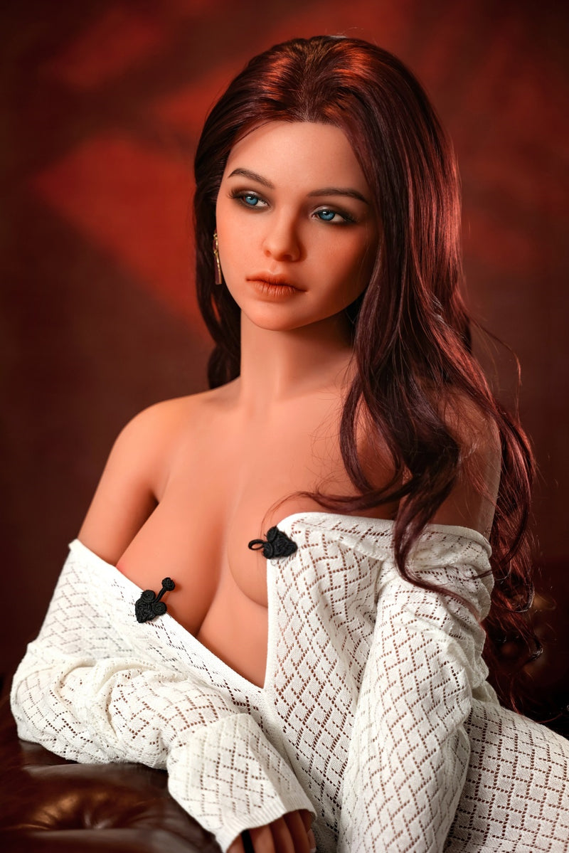 Orange In - Odette 166cm/5ft 5 Medium Breast Movable Jaw Silicone Head Sex Doll