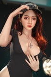 Orange In - Patience 165cm/5ft 5 Large Breast Movable Jaw Silicone Head Sex Doll