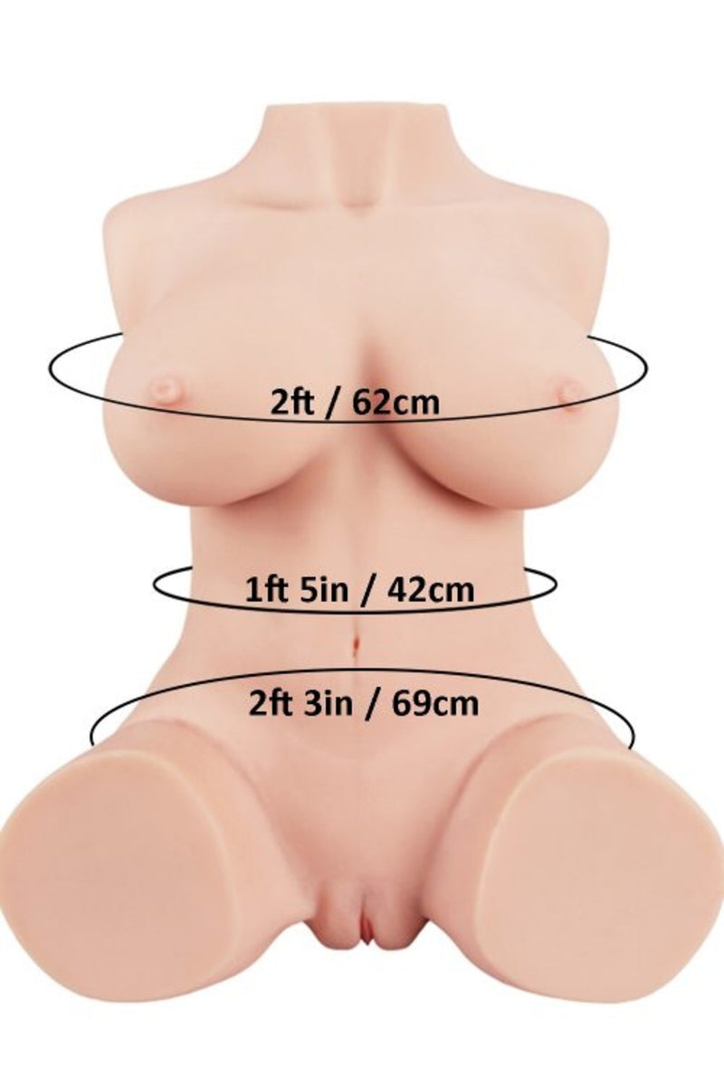 Tantaly - Berenice 150cm/4ft 11 Large Breast Torso TPE Sex Doll